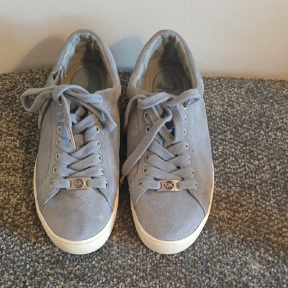 Michael Kors Women's Gray Suede Sneakers Size 6